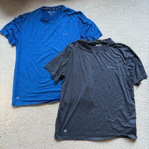 Eddie Bauer 2 pack mens large free dry shirts